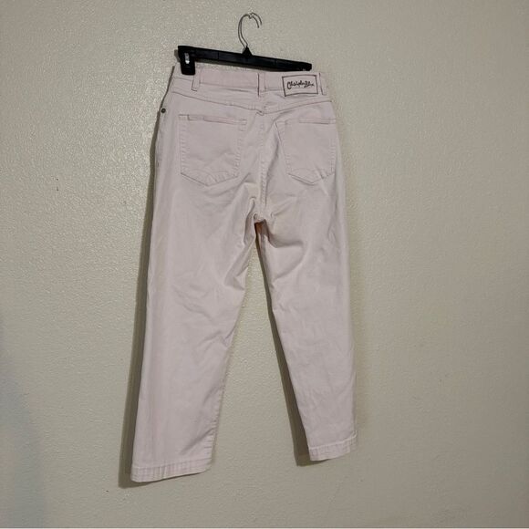 Christopher Blue Women's light Pink Straight Leg Jeans - Picture 3 of 9
